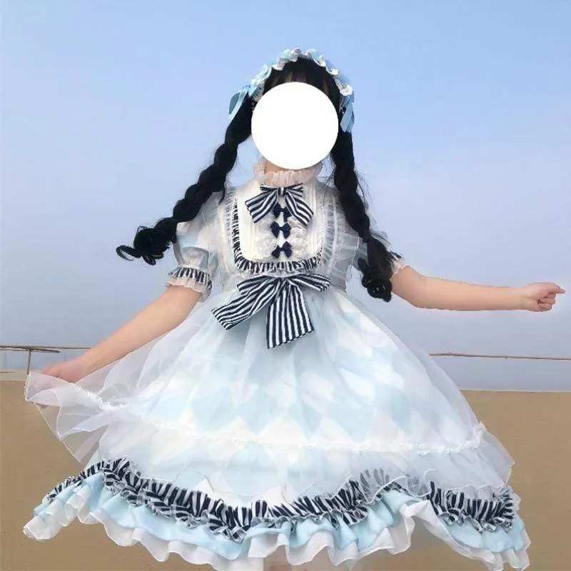 Lolita High-waist Lace Dress