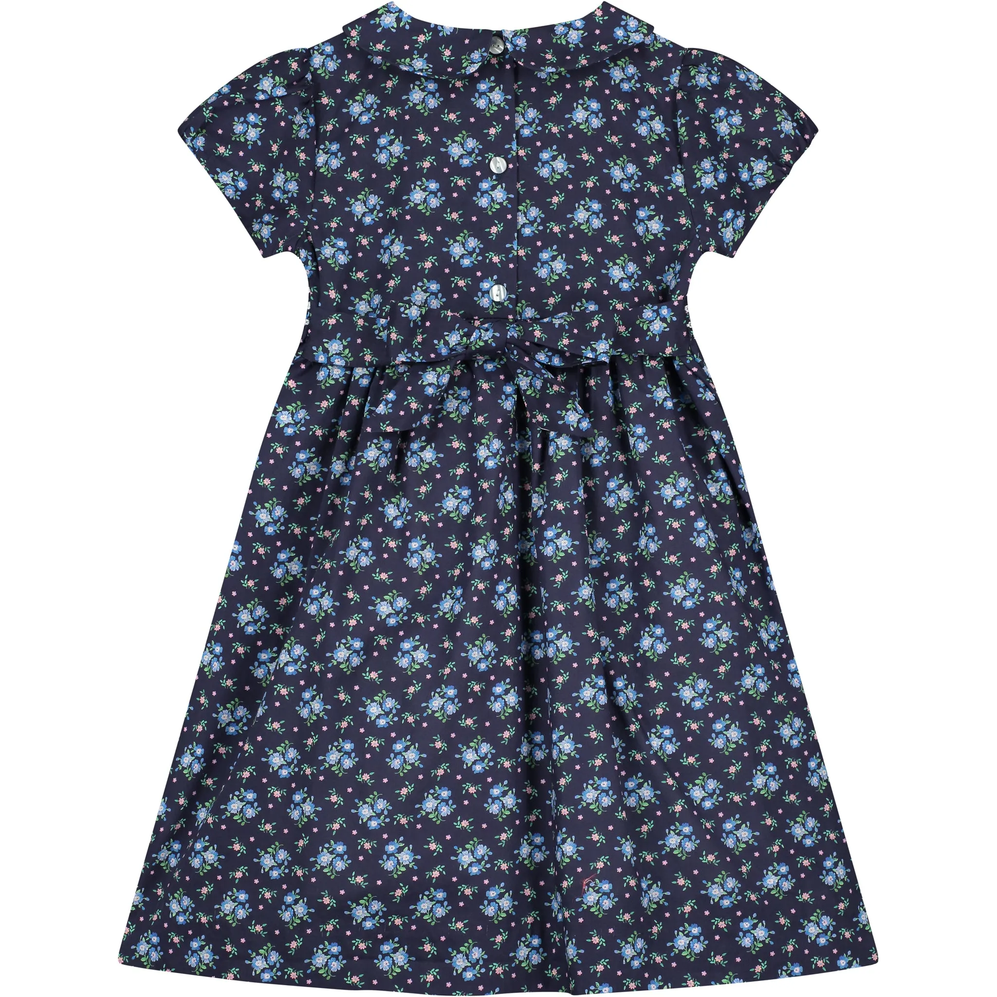 Made with Liberty fabric: Girls Dress - Estella/white collar edition