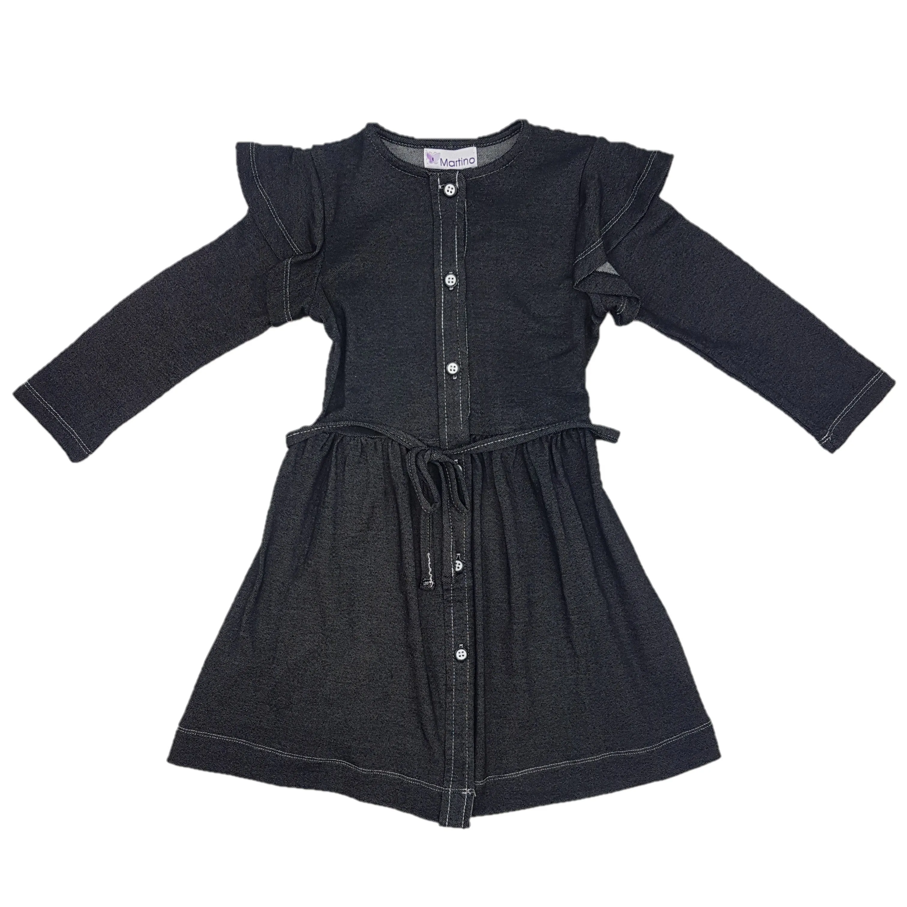 MARTINO - Stitching Chambray Dress