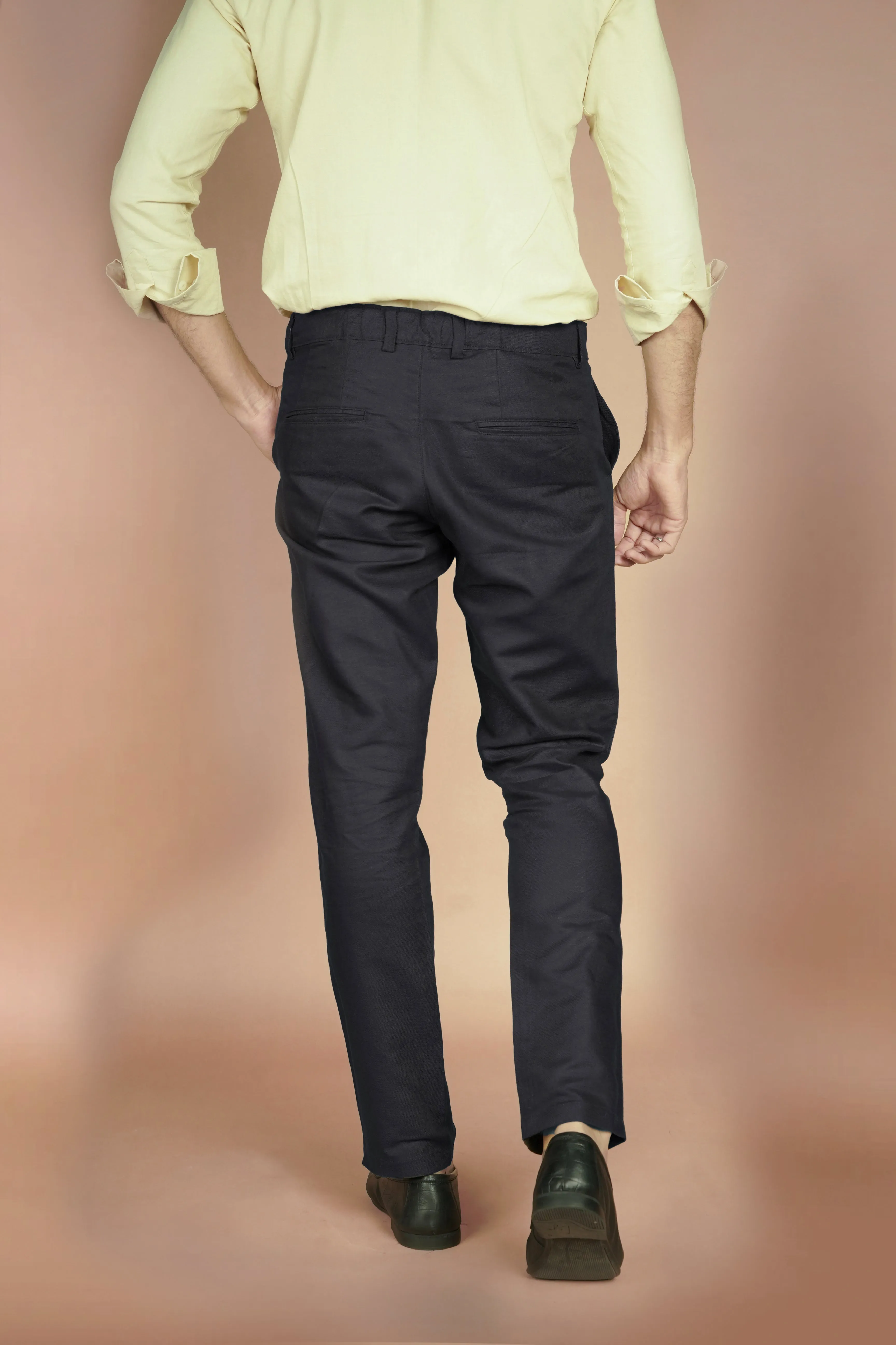 Midnight Blue Linen Trousers