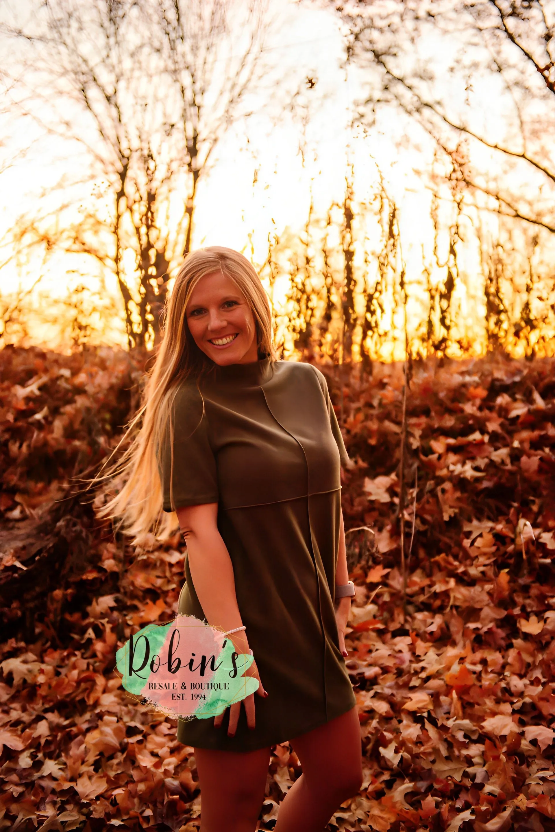 Mock Neck Dress