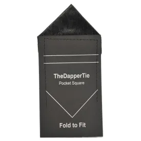 New Men's Paisley Satin Triangle Pre Folded Pocket Square on Card