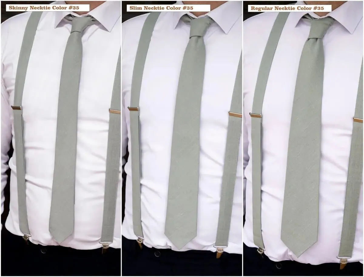 Olive Green Bow Tie & Accessories | Men's & Boys' Groomsmen Pack