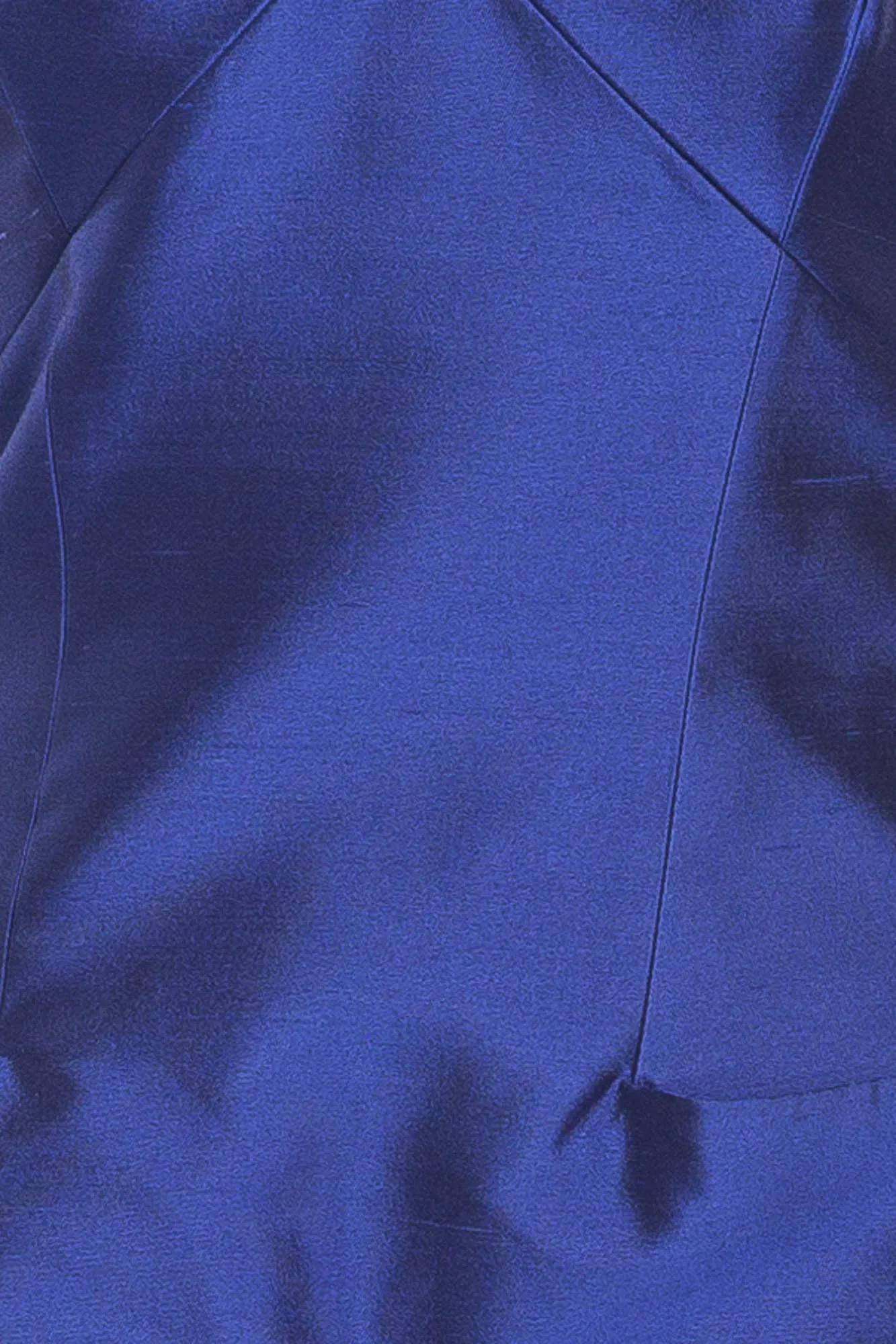 Original Alexander McQueen - NWT Cobalt Royal Blue Short Sleeve Dress with Pockets - IT 42