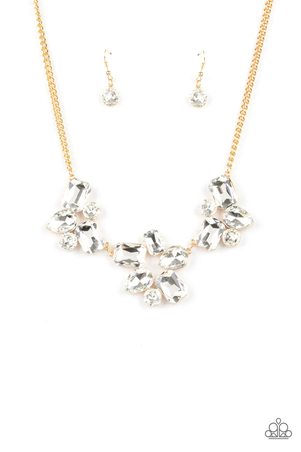Paparazzi Galactic Goddess Necklace Gold
