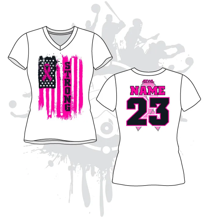 Pink Flag Women's Sub Dye Jersey