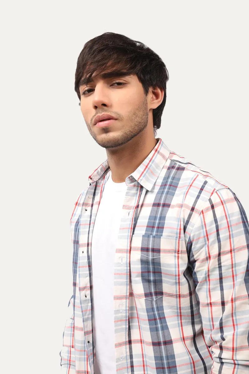 Plaid Pattern Shirt