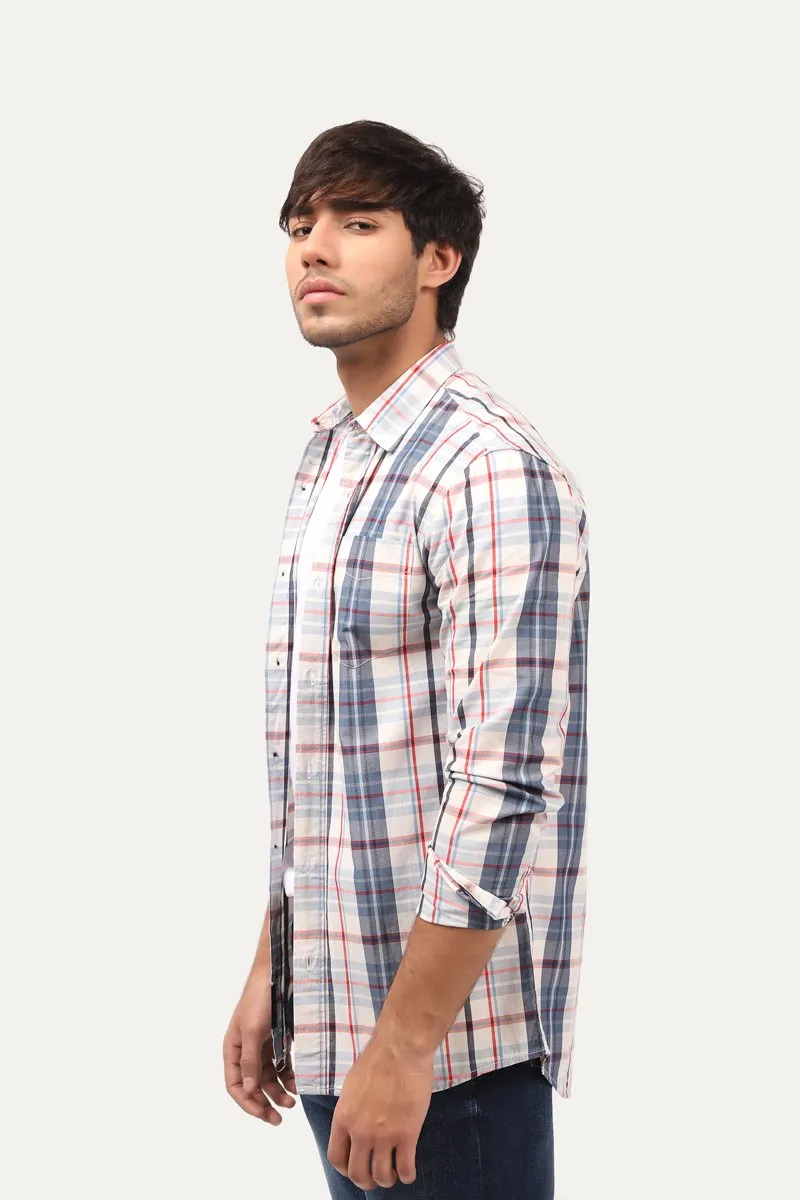 Plaid Pattern Shirt