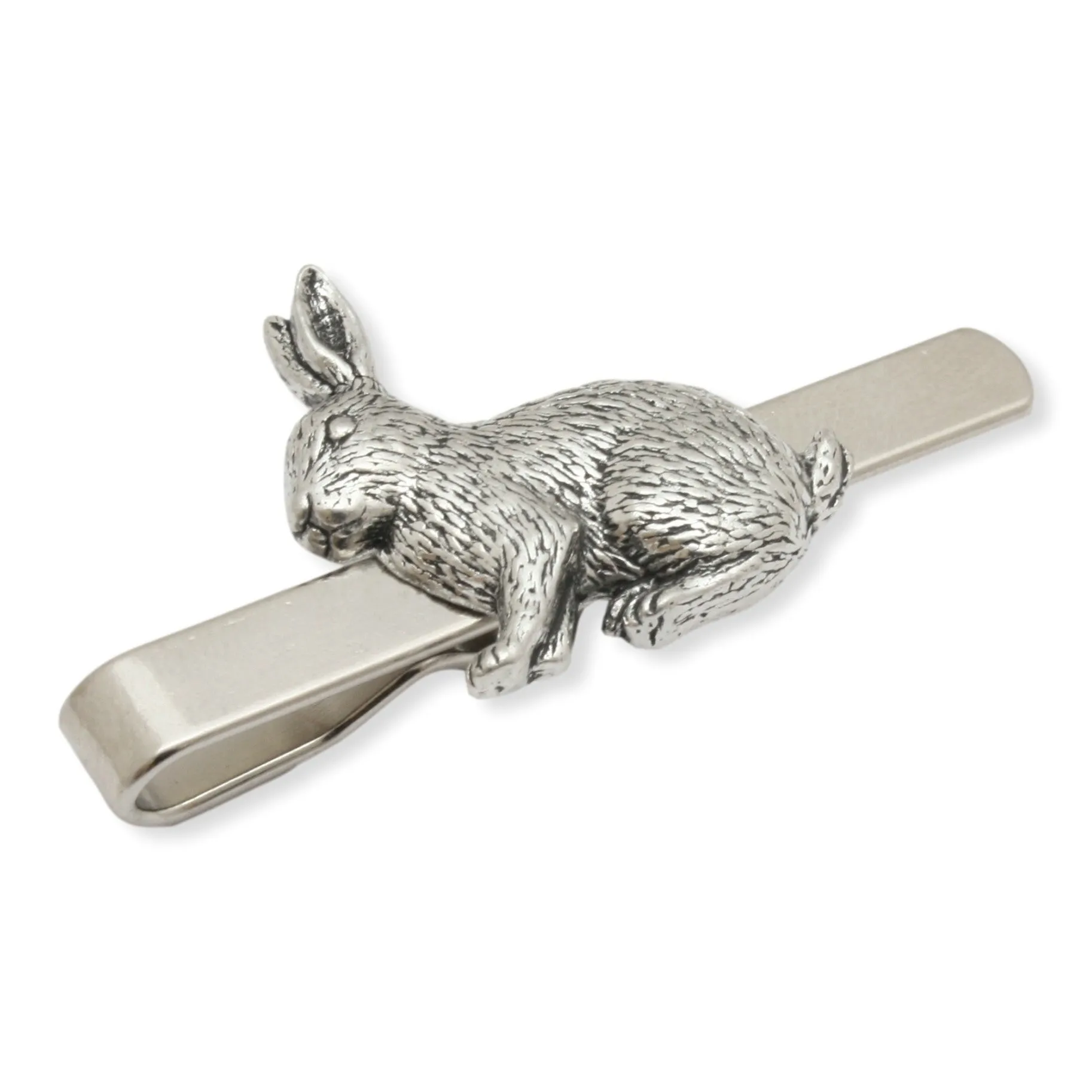 Rabbit English Pewter Tie Tac
