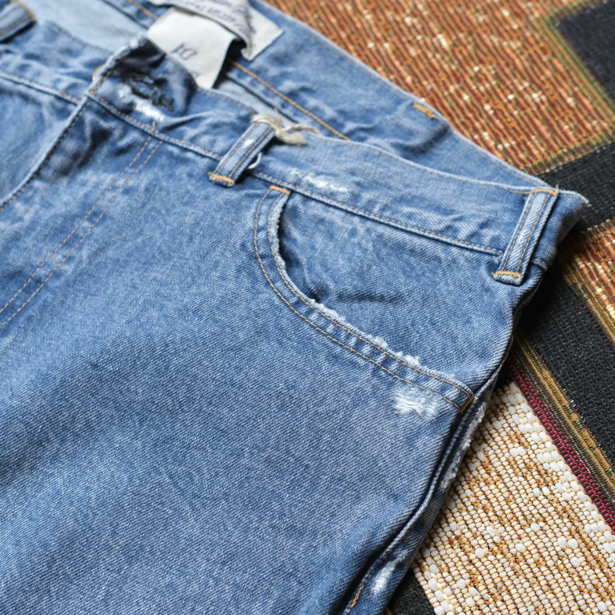 REMI RELIEF 14oz Denim 5 Pockets Pants (Repair)