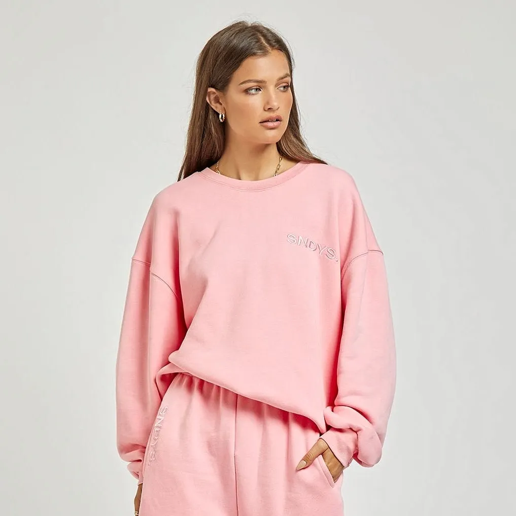 Sundays The Label WOMENS FLIX SWEATER - PINK
