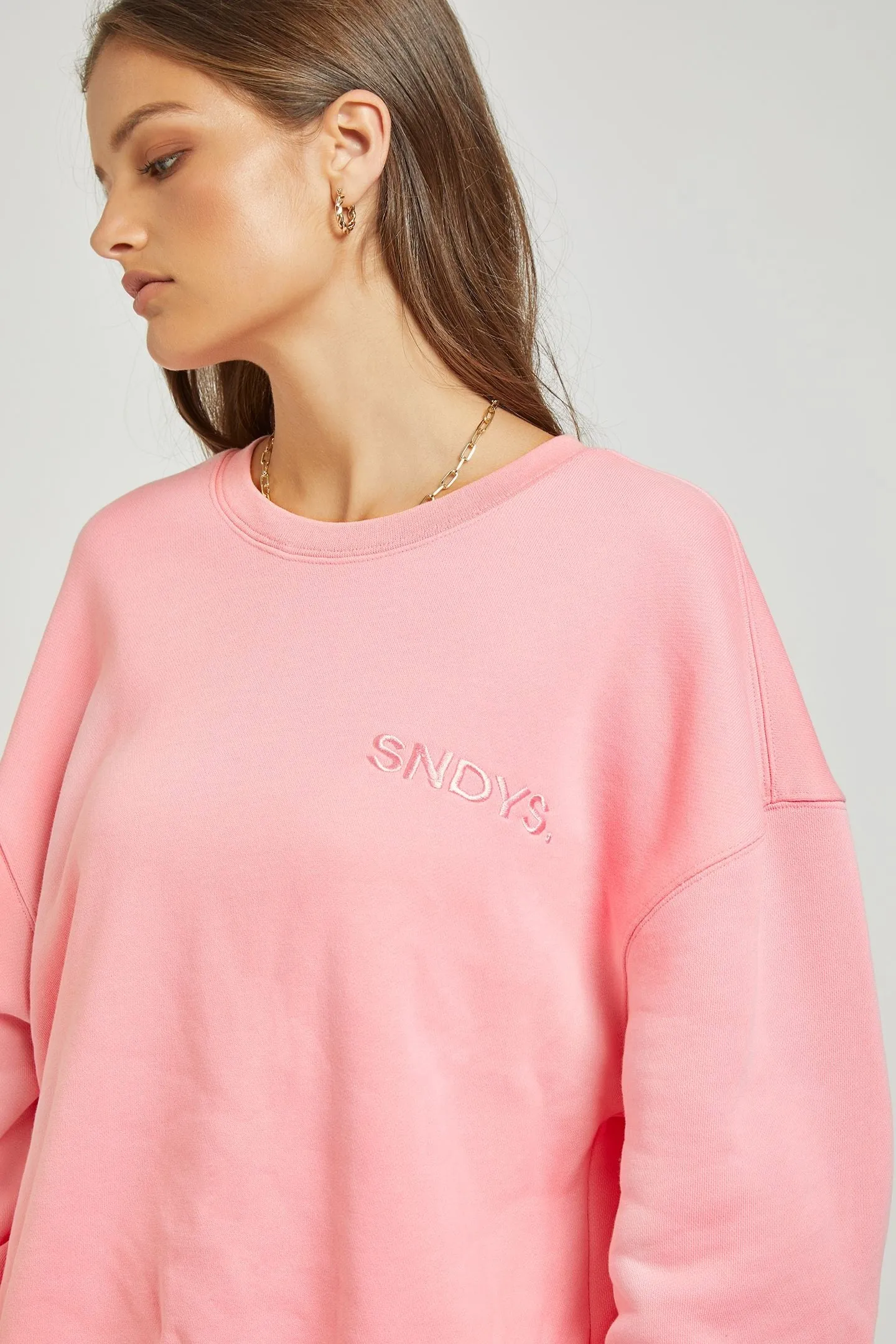 Sundays The Label WOMENS FLIX SWEATER - PINK