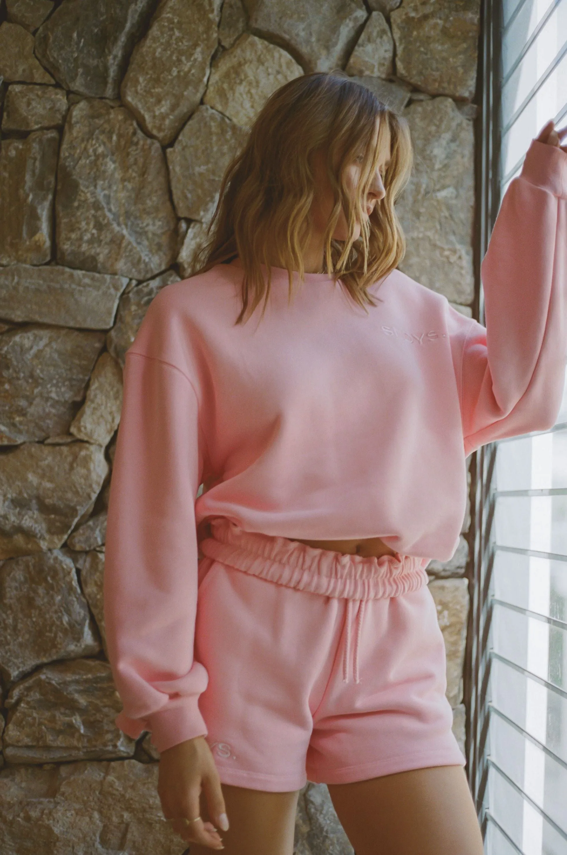 Sundays The Label WOMENS FLIX SWEATER - PINK