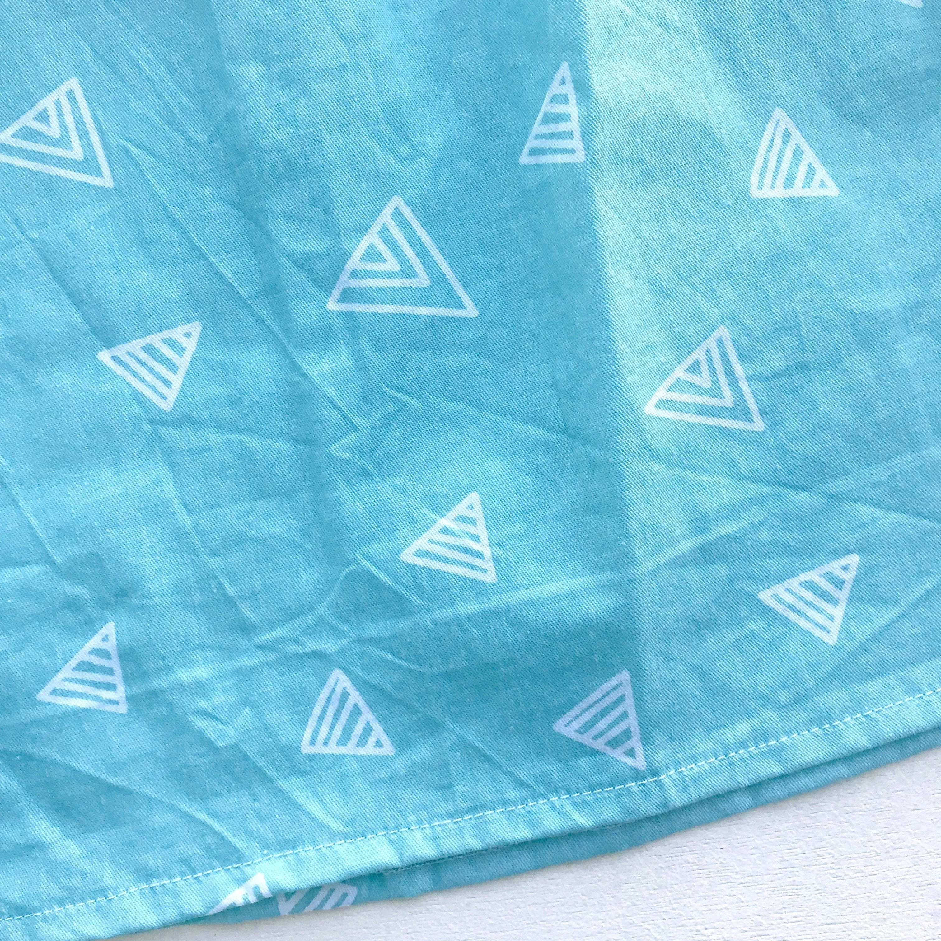Tea Rose Dress in Doodle Triangle